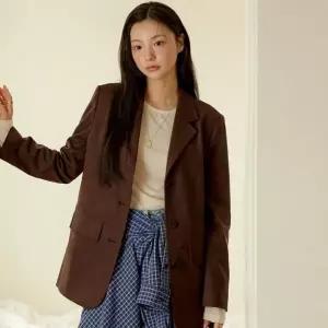 올리브데올리브 인플루언서 싱글 스웨이드 자켓 OL5XJ880 1121041