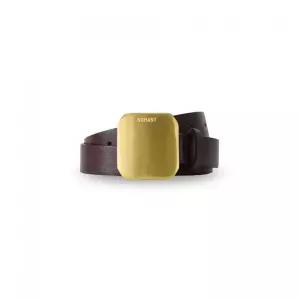 매장정품 NOHANT SQUARE BUCKLE LEATHER BELT-PLAQUE