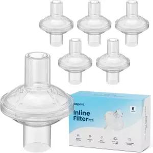 CPAP 기계용 Pap MD 인라인 필터 깨끗한 공기와 향상된 편안함 입자 및 냄새에 대한 고효율 여과 3개월