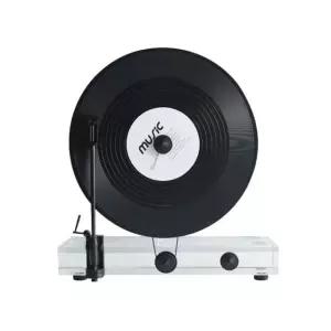 화이트 LP 턴테이블 모형 30 플레이어소품 5X10X31CM 카페 수직 블랙 라지