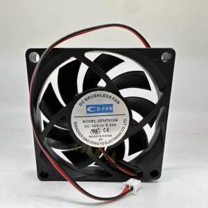 7CM DFH7015B DC12V 0.30A 고풍량 CPU 전원 공급 장치 케이스 냉각 팬