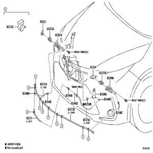 oem 85361-46010 75857-0P010 76885-T1W-R01 3B0955453T 8528005050 6398690108 1728800005 A2218800605999