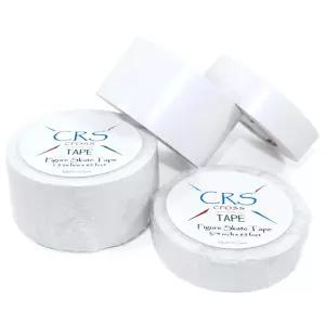 CRS 크로스 피겨 스케이트 테이프 3/4인치 와이드 화이트 가죽 보호 흰색과 반짝이는 부츠 - 폴란드어가