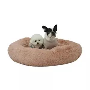 [PET] 털쿠션 1P 고양이 방석 핑크 원형 강아지 침대 대형