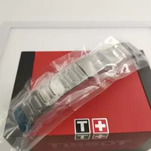 체인 시계줄 가능한 티타늄 적용 스틸 T013420A T 1853 18MM 여성용 쿼츠 실버밴드