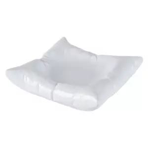 사각 가정용 세라믹 모조 카페 분자 플레이트 스몰 정사각접시화이트 배개모양 접시 16CM 샐러드 6인치 베개 6인치 베개 정사각접시화이트