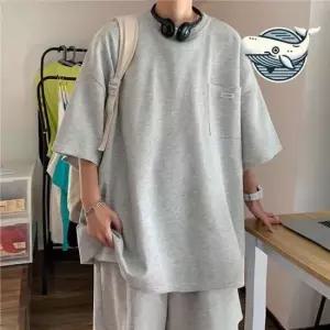 남성트레이닝복세트 편안한 오버핏 트레이닝 여름 데일리 기본 복장