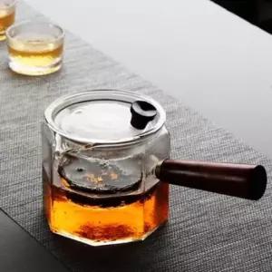 티팟워머 클래식 우드그립 내열유리 티포트 500ml