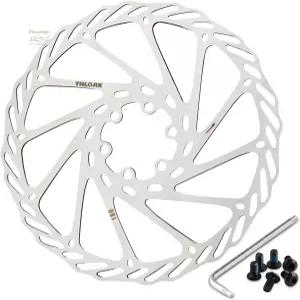 볼트 6개와 T25 토크 도구가 장착된 180mm 브레이크 로터 산악 자전거/로드 바이크/MTB/BMX용 스테인리스
