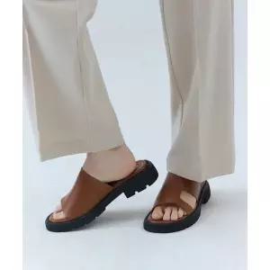 매장정품 SALT AND CHOCOLATE 솔트앤초콜릿 라운드 토 청키힐 슬리퍼 412323001 (3cm3color) 5002980702 17