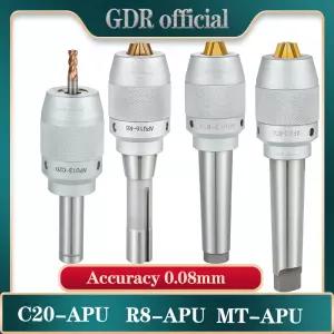GDR MT2 MT3 MT4 MT5 C20 C25 C32 R8 APU13 APU16 자동 드릴링 척 홀더 척 APU13 APU16 APU 자체 조임 드릴