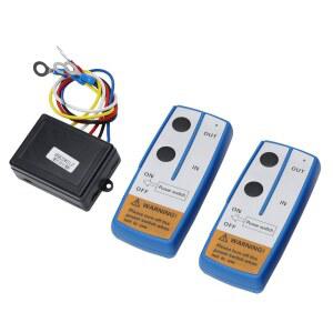 메이스페어 무선 윈치 리모컨 키트 100피트 핸드셋 스위치 컨트롤러 2pcs 12V 복구용 자동차 트럭 지프 ATV SUV용