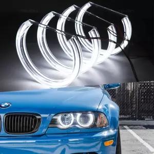데이 라이트 크리스탈 DTM 스타일 링 아크릴 천사 눈 BMW 3 5 7 E36 E46 E39 E38 318tds 730iL 735i 320i 5