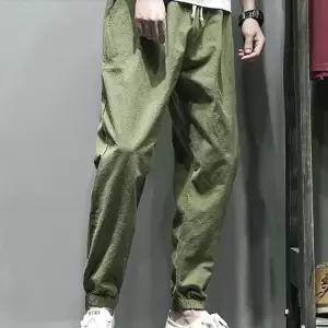 남자 와이드핏 허리밴딩 스트링 데일리룩 배기바지 스키니핏청바지 여름운동외출바지
