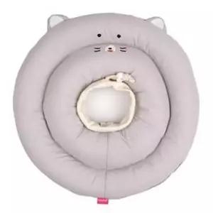 [반려] 고양이 넥카라 그레이 XL 강아지 쿠션 깔대기 강아지쿠션넥카라