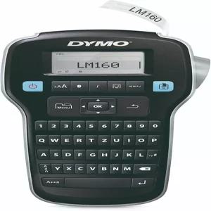 DYMO 라벨 메이커 매니저 160 휴대용 사용하기 쉬운 원터치 스마트 키 쿼티 키보드 대형 디스플레이 가정