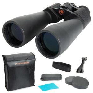 CELESTRON SKYMASTER 25X70 쌍안경 U2013 강력한 쌍안경으로 장거리 정밀 관찰 및 천문학 다중 코팅 광학 삼각대 어댑터 휴대용 케이스