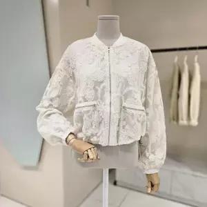 D2513JK1712 레이스 집업 블루종1346757