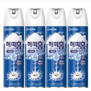 스프레이 모기 500ml 무향 4개 수성 살충제 바퀴벌레