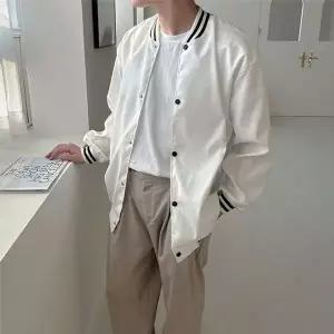 남성 바시티 자켓 경량 봄버 점퍼 간절기 아우터 GWM 과잠바