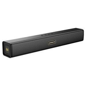 데스크톱 PC용 PC 태블릿용 5mm 사운드바 블루투스 장착된 S220 컴팩트 스피커 모니터 베이스 노트북 컴퓨터 보조 듀얼 Monster 다이어프램이 채널 사운드바