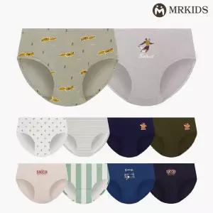 [엠알주니어]아동 무형광 순면 남아삼각팬티 10종세트 MKBP 018set _P363891199
