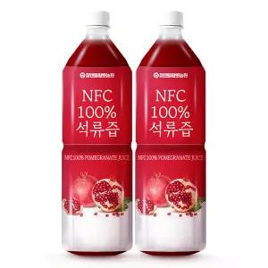 참앤들황토농원 석류즙 NFC 착즙원액 석류 쥬스 1L 2개
