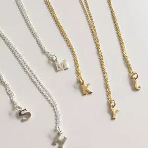 여성목걸이 initial necklace (A-Z) (silver925)
