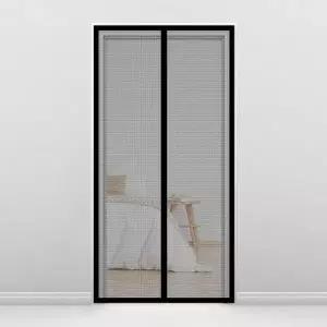 PrimeBulk 방충 자석 문 장(90x210cm)(블랙 판촉물