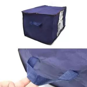 [골드스마일]투명창 가로형남색 의류정리함