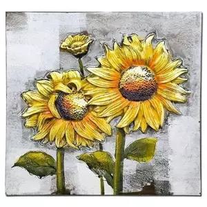 심플 해바라기 유화액자 위아 1394B 풍수 코너 그림