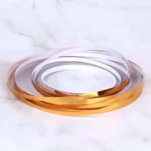[RIZPICK]벽지 거울 띠몰딩 테이프 골드 5mm