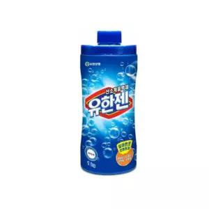 유한 젠 분말형 양행 표백제 용기 1kg 안심 세탁 얼룩제거 세제 산소계