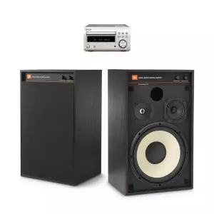 데논 RCD-M41 + JBL 4312G 미니 하이파이 오디오 세트