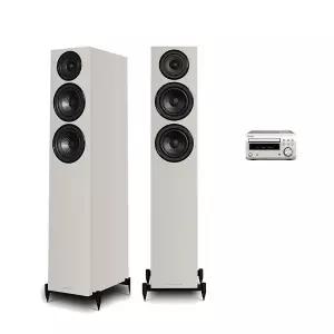 데논 RCD-M41 + 와피데일 Diamond 12.3i 미니 하이파이 오디오 세트