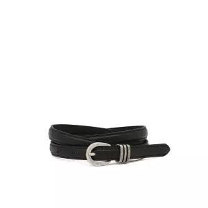갤러리아 JUBE6F185BK 질스튜어트 블랙 단색 소가죽 벨트 15MM