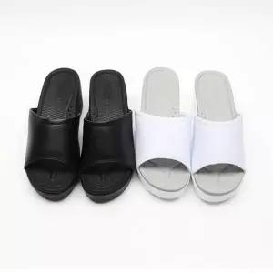 여성 푹신한 발편한 간호사 병원 화이트 슬리퍼 6cm-WFNGDBF