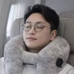 여행용 H형 에어 목쿠션 목베개 장거리 여행 필수품 H형