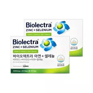 바이오렉트라 아연 셀레늄 5050mg 20포 2개/mj