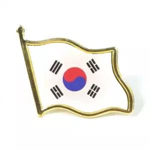 [x89teL_66]금장 테두리 행사용배지 태극기 뱃지