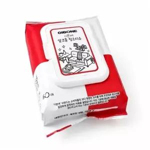 [웰빙창고] 기본에 알코올 청소티슈 캡형 60매 16팩