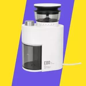 홀츠클로츠 전동 커피 그라인더 E80 80단계 자동 원두분쇄기 화이트