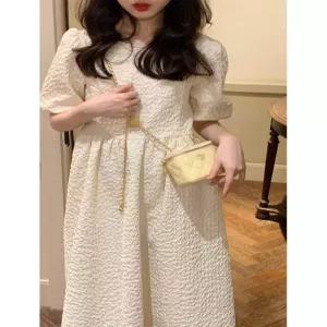 원피스 하객룩 루즈핏 반팔 여성용 편안한 휴양지 휴양지룩