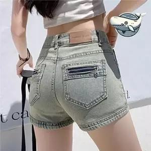 여름 데님 숏팬츠 핫팬츠 예쁜 바지 해변 휴양 여성핫팬츠 데님핫팬츠 초미니핫팬츠