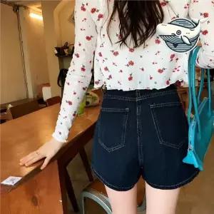 데일리 여름 데님 숏팬츠 스타일 편안한 캐주얼 데님 여성스커트 데님스커트