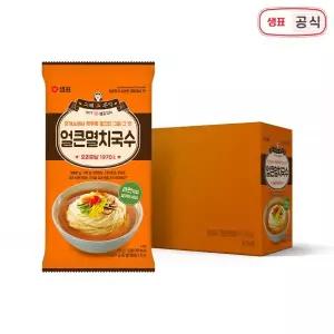 샘표 얼큰멸치국수 가정 캠핑 간편요리 집밥 자취 10개 1박스 MNS