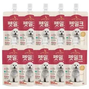 (수량 인박스(10개))강아지 영양 우유 피부 모발 150ml 10P 유산균 소화