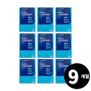 뉴트리원 맥시 도스 니코틴산아미드 500 비타민B 메가 맥스 30캡슐, 9개