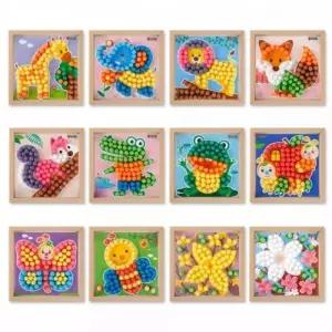미니플레이콘 액자만들기 모자이크5인용