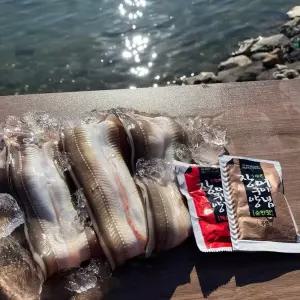 통영 바다 장어 2kg +장어소스 2종(머리,뼈 동봉)